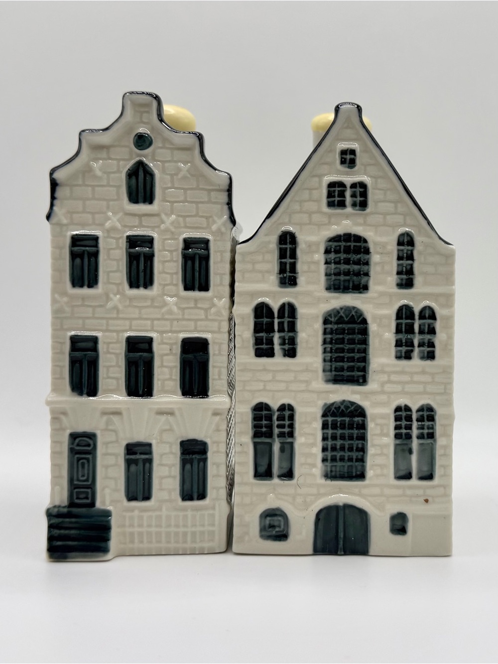 KLM Canal Houses #37 #45 Blue Delft Bols Dutch Amsterdam